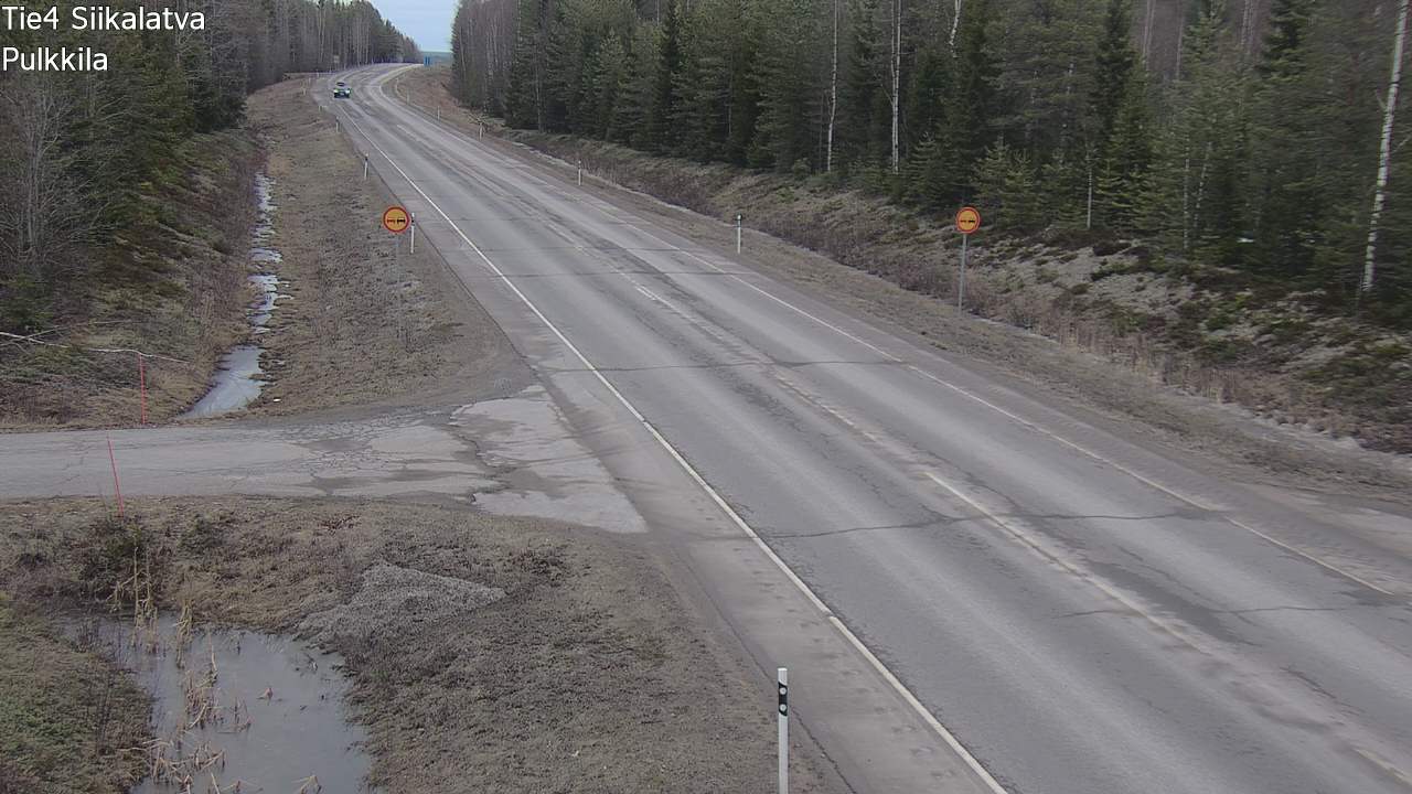 Weather Camera Image Väg 4 Siikalatva, Pulkkila, Siikalatva, Pohjois-Pohjanmaa