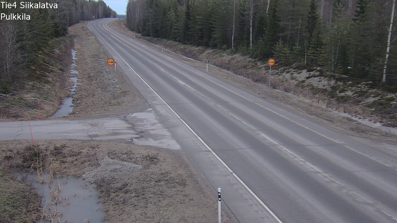 Kelikamerat Kuva Tie 4 Siikalatva, Pulkkila, Siikalatva, Pohjois-Pohjanmaa