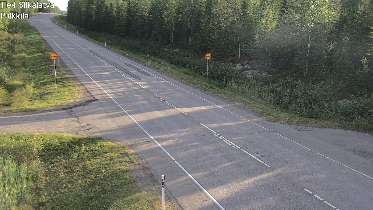 Weather Camera Image Road 4 Siikalatva, Pulkkila, Siikalatva, Pohjois-Pohjanmaa