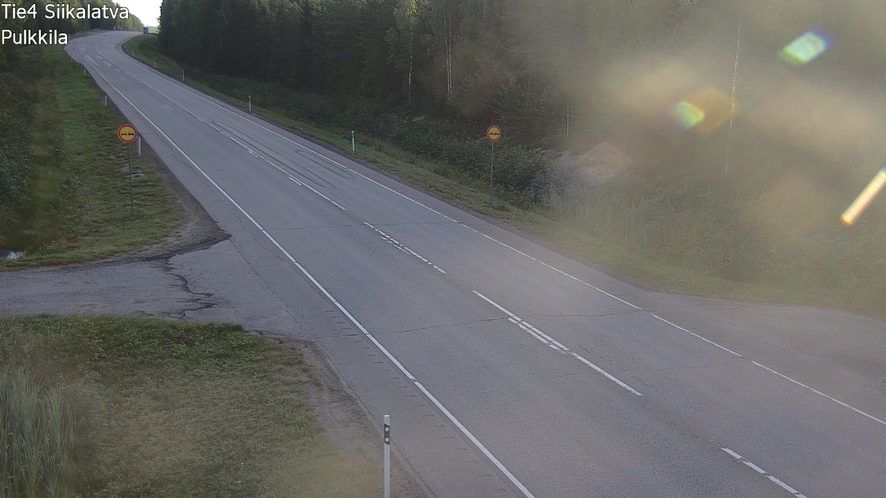 Weather Camera Image Road 4 Siikalatva, Pulkkila, Siikalatva, Pohjois-Pohjanmaa