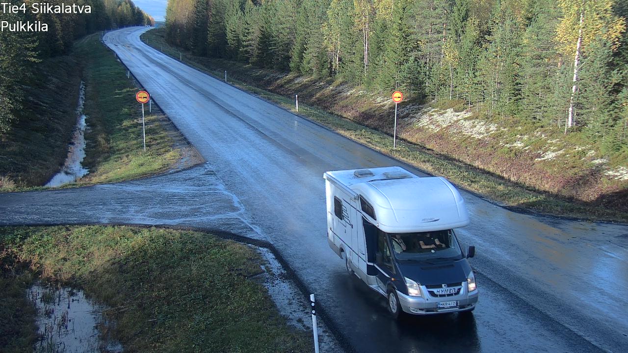 Weather Camera Image Road 4 Siikalatva, Pulkkila, Siikalatva, Pohjois-Pohjanmaa