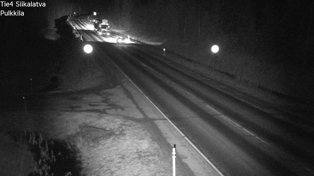 Weather Camera Image Road 4 Siikalatva, Pulkkila, Siikalatva, Pohjois-Pohjanmaa