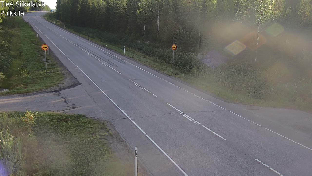Weather Camera Image Road 4 Siikalatva, Pulkkila, Siikalatva, Pohjois-Pohjanmaa