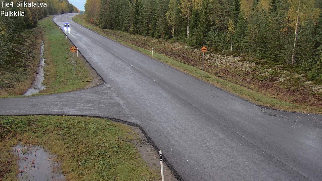 Weather Camera Image Road 4 Siikalatva, Pulkkila, Siikalatva, Pohjois-Pohjanmaa