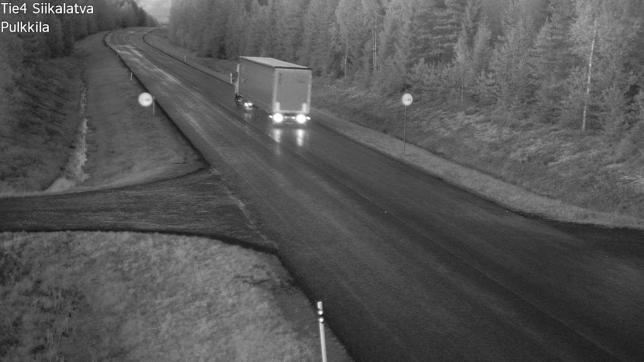 Weather Camera Image Road 4 Siikalatva, Pulkkila, Siikalatva, Pohjois-Pohjanmaa