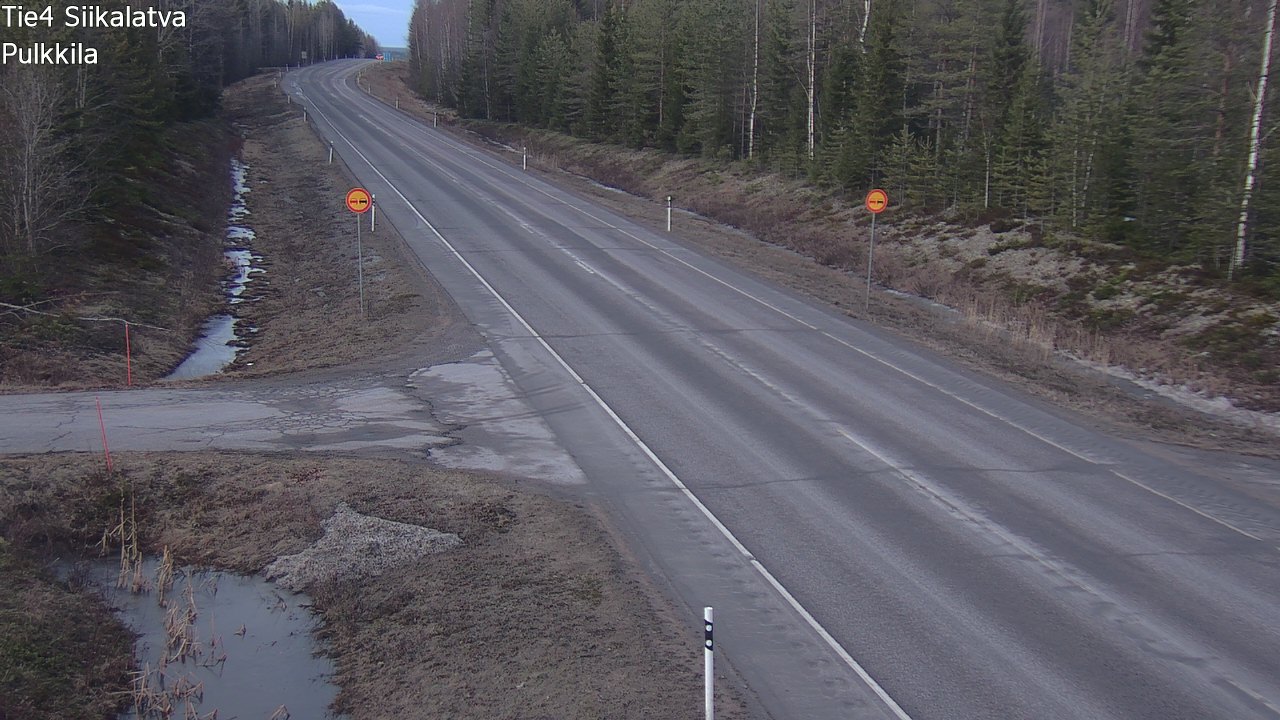 Kelikamerat Kuva Tie 4 Siikalatva, Pulkkila, Siikalatva, Pohjois-Pohjanmaa