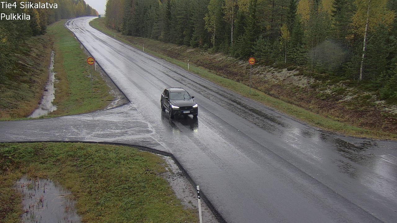 Weather Camera Image Road 4 Siikalatva, Pulkkila, Siikalatva, Pohjois-Pohjanmaa