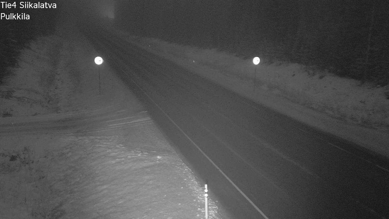 Weather Camera Image Road 4 Siikalatva, Pulkkila, Siikalatva, Pohjois-Pohjanmaa