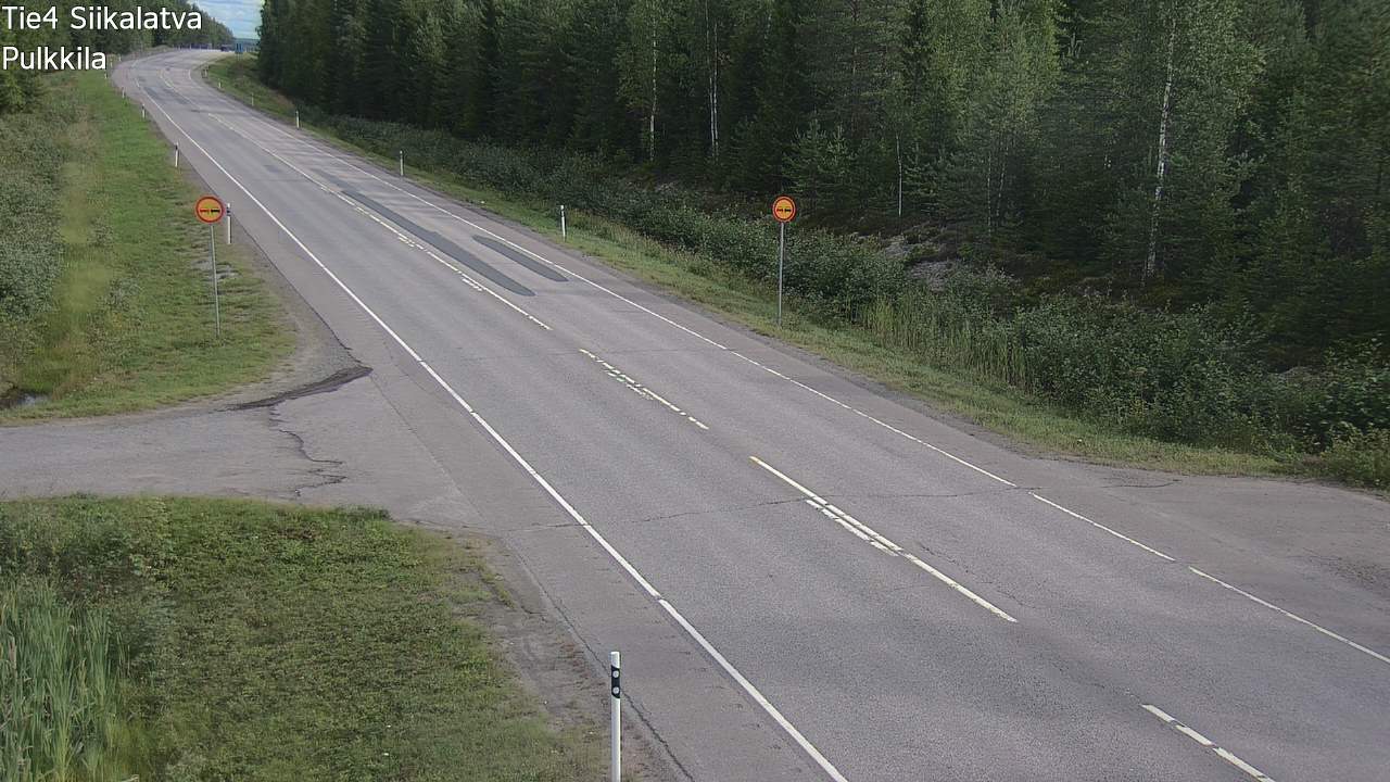 Weather Camera Image Väg 4 Siikalatva, Pulkkila, Siikalatva, Pohjois-Pohjanmaa
