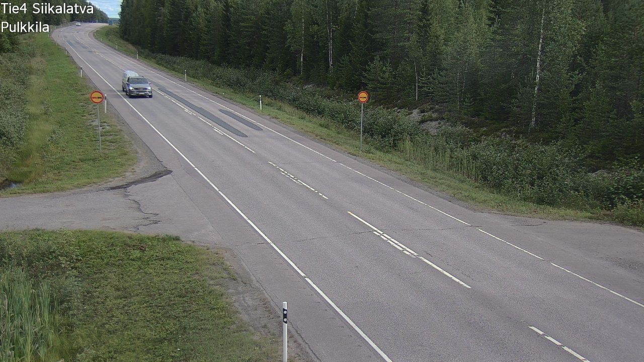 Weather Camera Image Väg 4 Siikalatva, Pulkkila, Siikalatva, Pohjois-Pohjanmaa