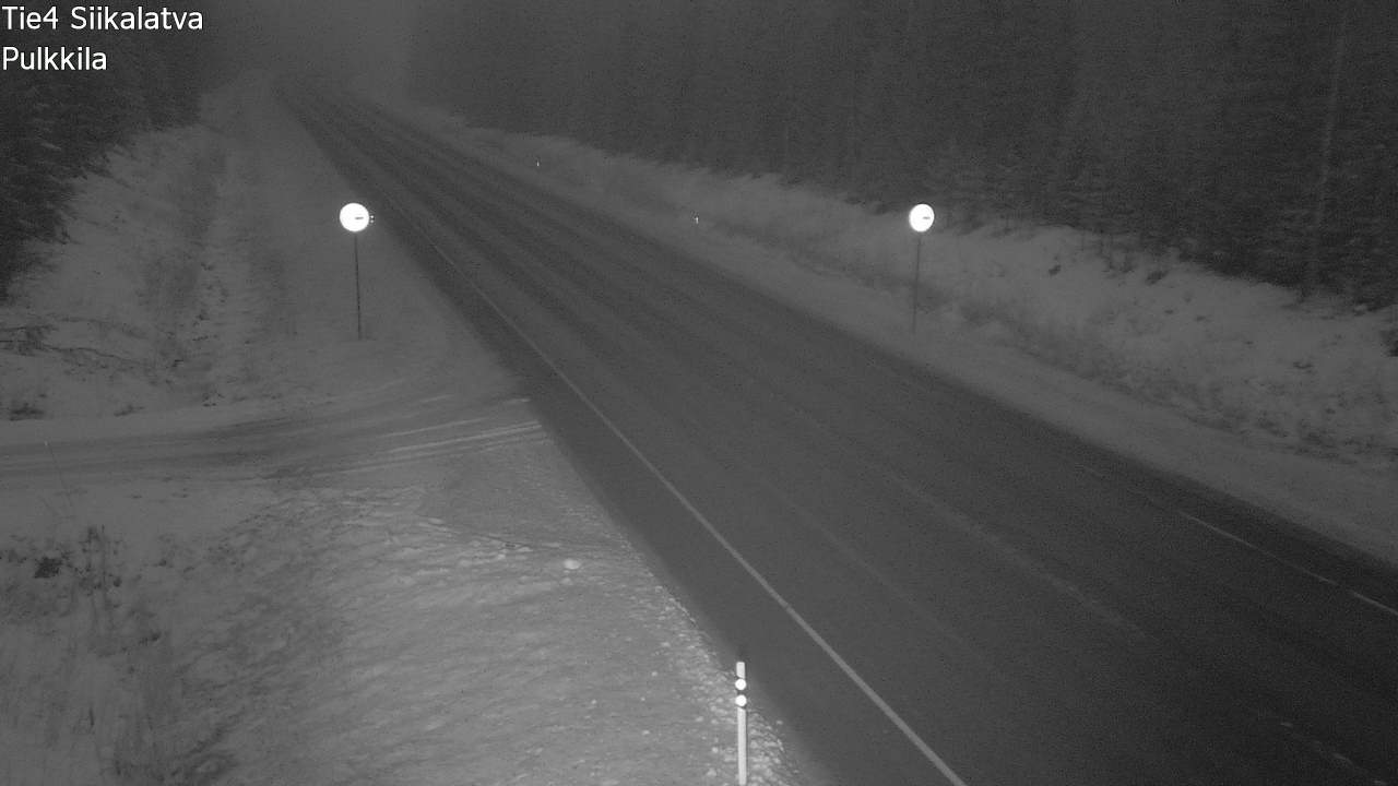 Weather Camera Image Road 4 Siikalatva, Pulkkila, Siikalatva, Pohjois-Pohjanmaa