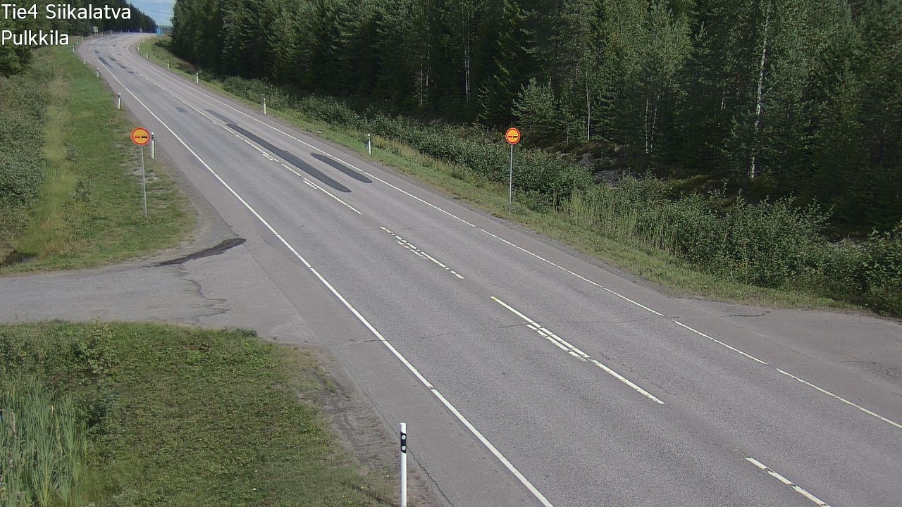 Weather Camera Image Road 4 Siikalatva, Pulkkila, Siikalatva, Pohjois-Pohjanmaa