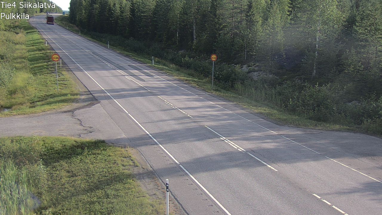 Weather Camera Image Väg 4 Siikalatva, Pulkkila, Siikalatva, Pohjois-Pohjanmaa