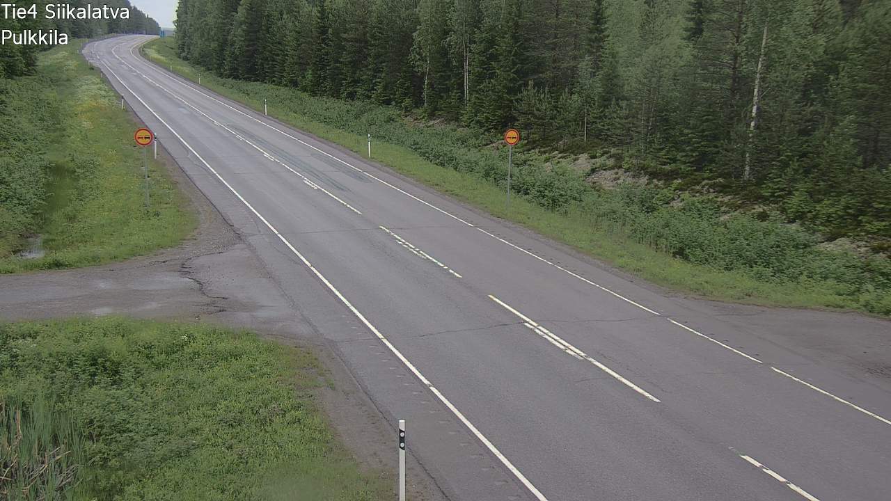Weather Camera Image Väg 4 Siikalatva, Pulkkila, Siikalatva, Pohjois-Pohjanmaa