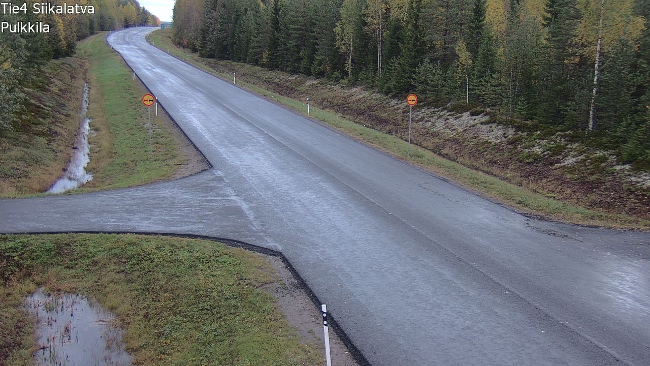 Weather Camera Image Road 4 Siikalatva, Pulkkila, Siikalatva, Pohjois-Pohjanmaa