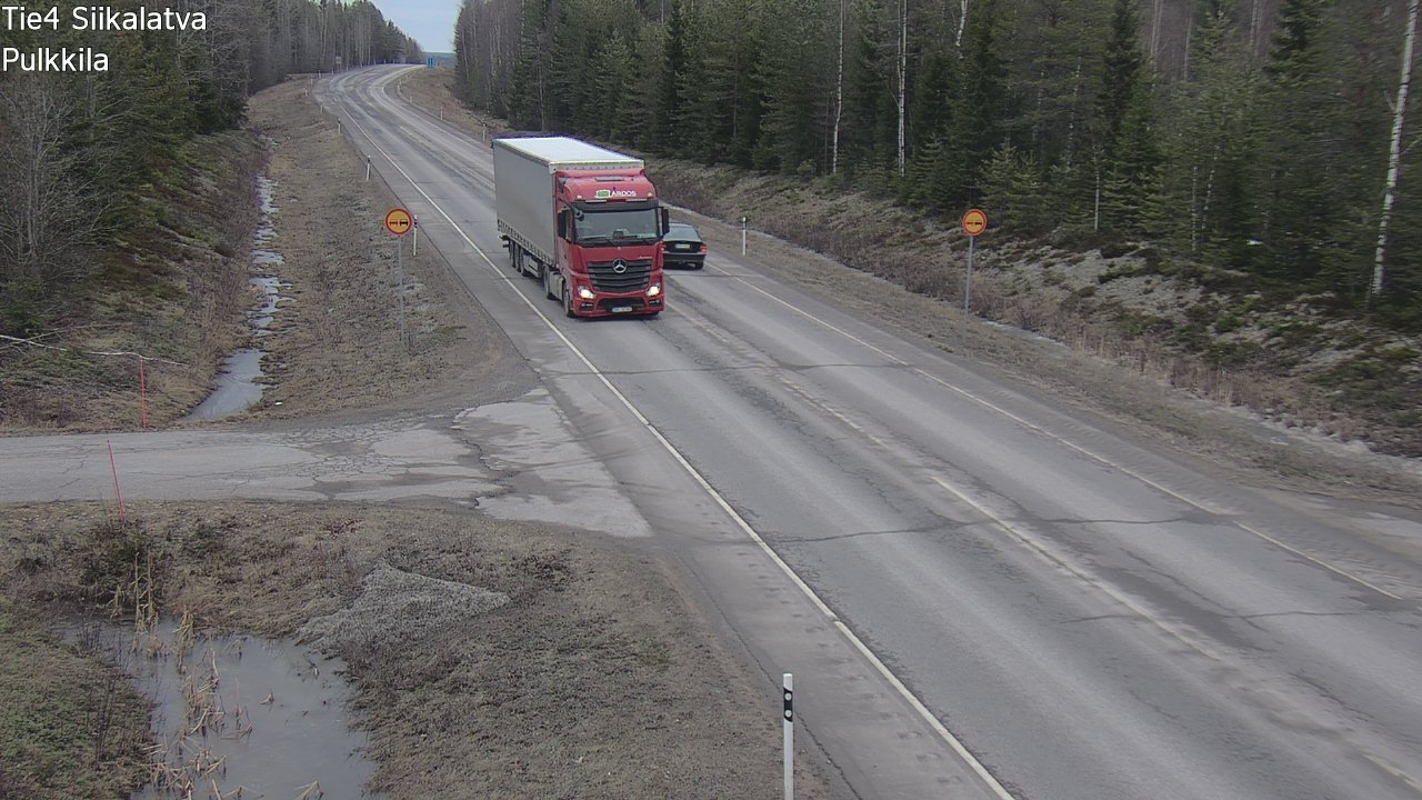 Kelikamerat Kuva Tie 4 Siikalatva, Pulkkila, Siikalatva, Pohjois-Pohjanmaa