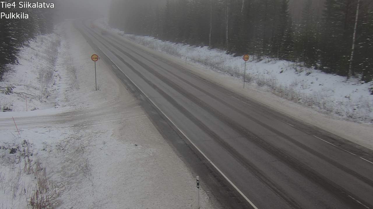 Weather Camera Image Road 4 Siikalatva, Pulkkila, Siikalatva, Pohjois-Pohjanmaa
