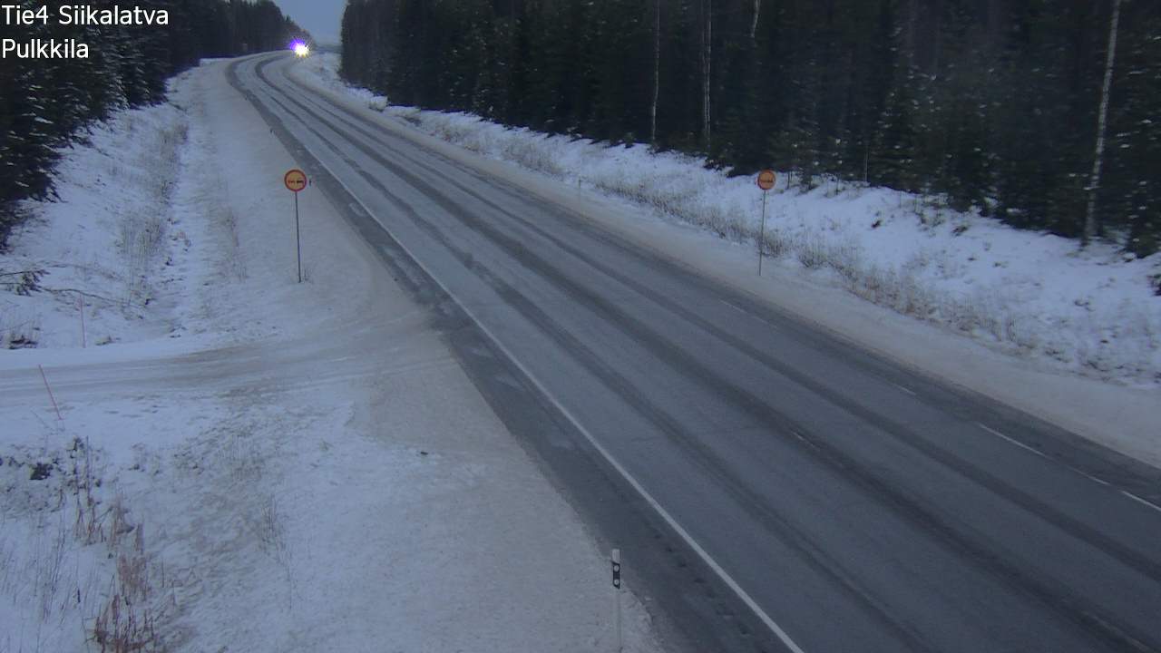 Weather Camera Image Väg 4 Siikalatva, Pulkkila, Siikalatva, Pohjois-Pohjanmaa