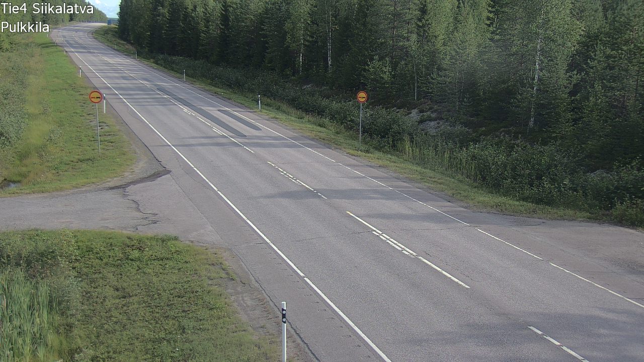 Weather Camera Image Väg 4 Siikalatva, Pulkkila, Siikalatva, Pohjois-Pohjanmaa