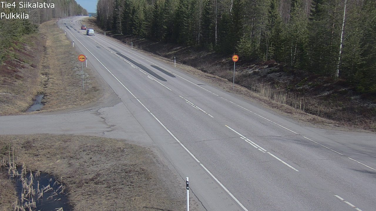 Weather Camera Image Road 4 Siikalatva, Pulkkila, Siikalatva, Pohjois-Pohjanmaa