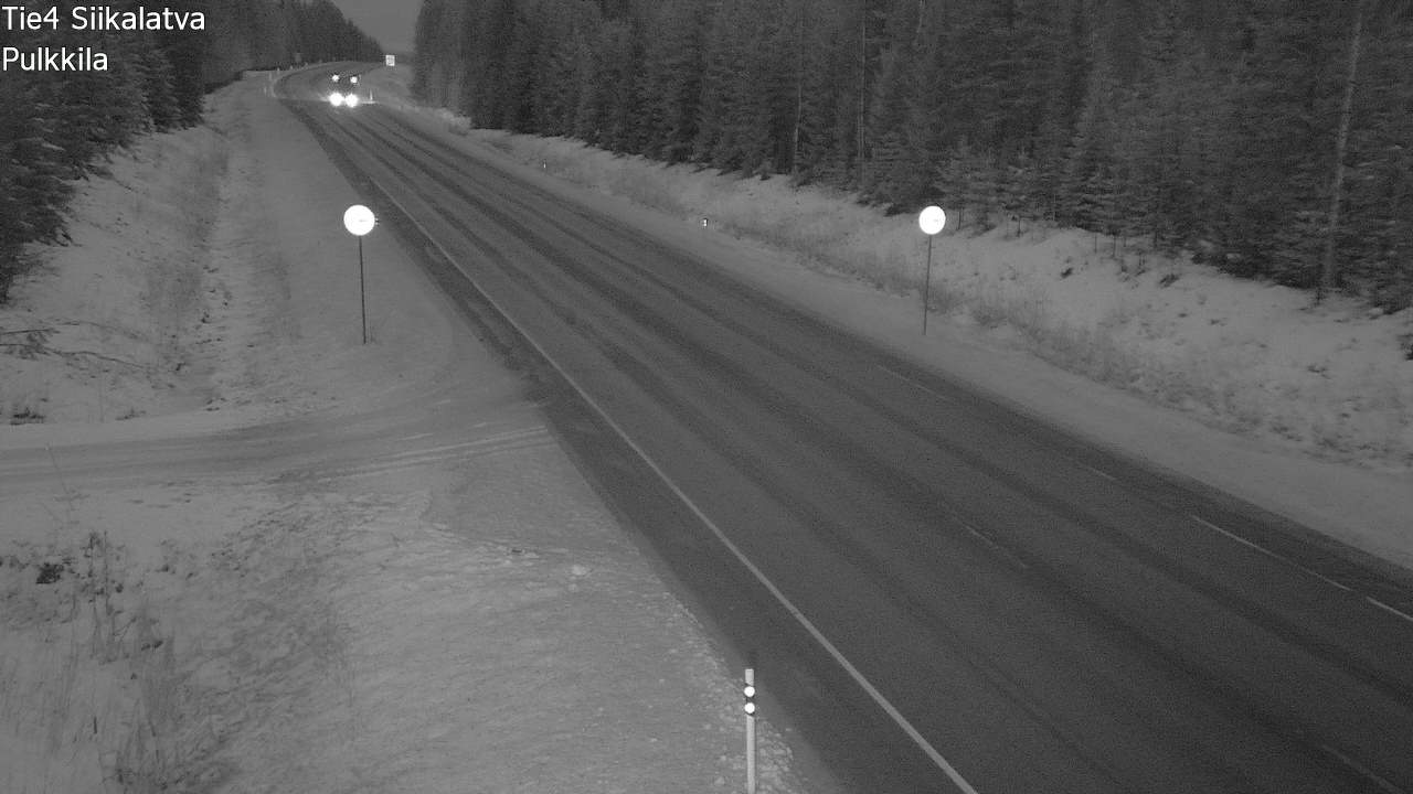 Weather Camera Image Väg 4 Siikalatva, Pulkkila, Siikalatva, Pohjois-Pohjanmaa