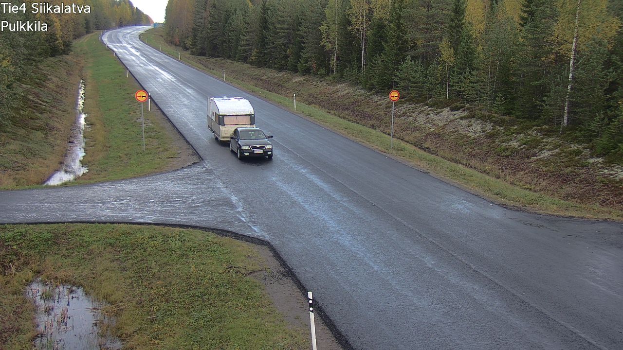 Weather Camera Image Road 4 Siikalatva, Pulkkila, Siikalatva, Pohjois-Pohjanmaa