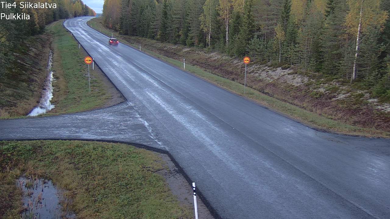 Weather Camera Image Road 4 Siikalatva, Pulkkila, Siikalatva, Pohjois-Pohjanmaa