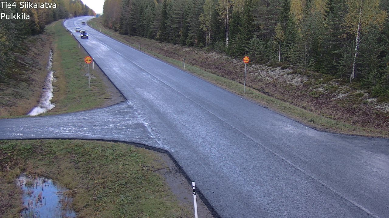 Weather Camera Image Road 4 Siikalatva, Pulkkila, Siikalatva, Pohjois-Pohjanmaa