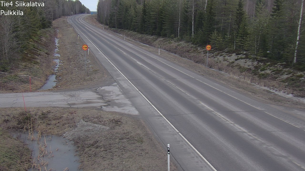 Kelikamerat Kuva Tie 4 Siikalatva, Pulkkila, Siikalatva, Pohjois-Pohjanmaa