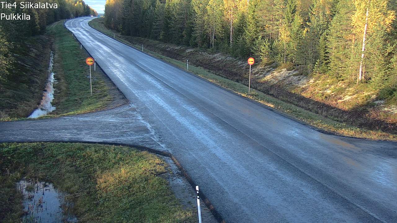 Weather Camera Image Road 4 Siikalatva, Pulkkila, Siikalatva, Pohjois-Pohjanmaa