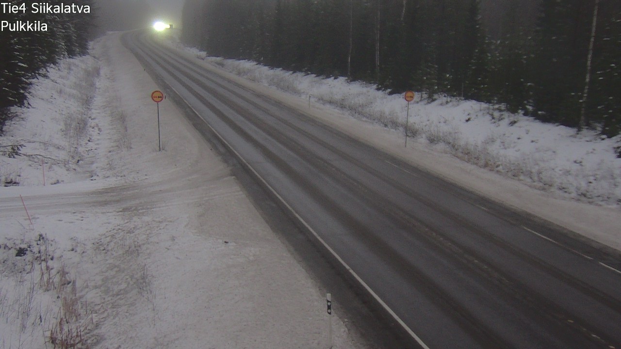 Weather Camera Image Road 4 Siikalatva, Pulkkila, Siikalatva, Pohjois-Pohjanmaa