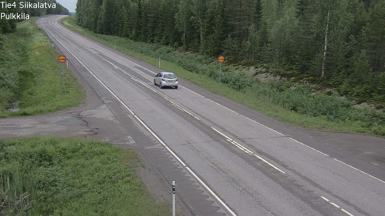 Weather Camera Image Väg 4 Siikalatva, Pulkkila, Siikalatva, Pohjois-Pohjanmaa
