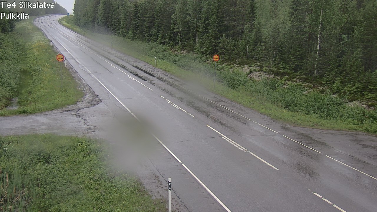 Weather Camera Image Väg 4 Siikalatva, Pulkkila, Siikalatva, Pohjois-Pohjanmaa