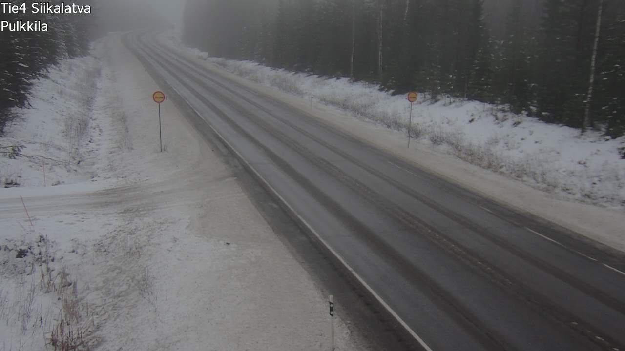 Weather Camera Image Road 4 Siikalatva, Pulkkila, Siikalatva, Pohjois-Pohjanmaa