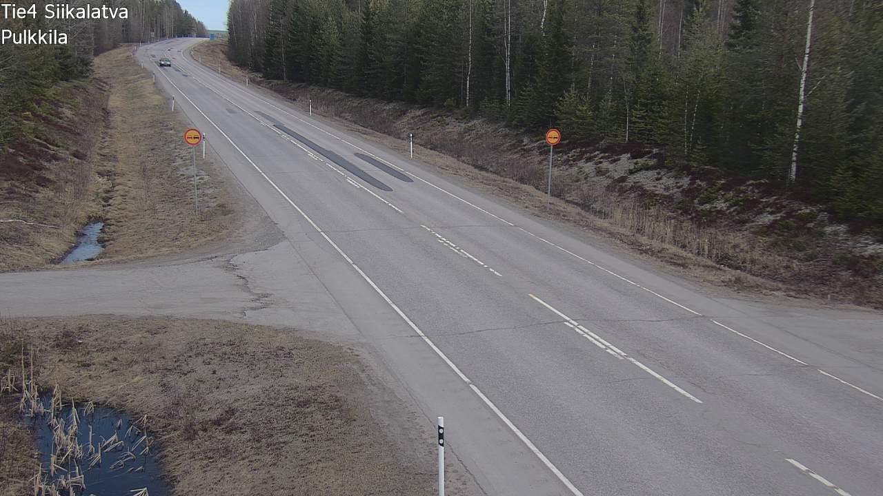 Weather Camera Image Road 4 Siikalatva, Pulkkila, Siikalatva, Pohjois-Pohjanmaa