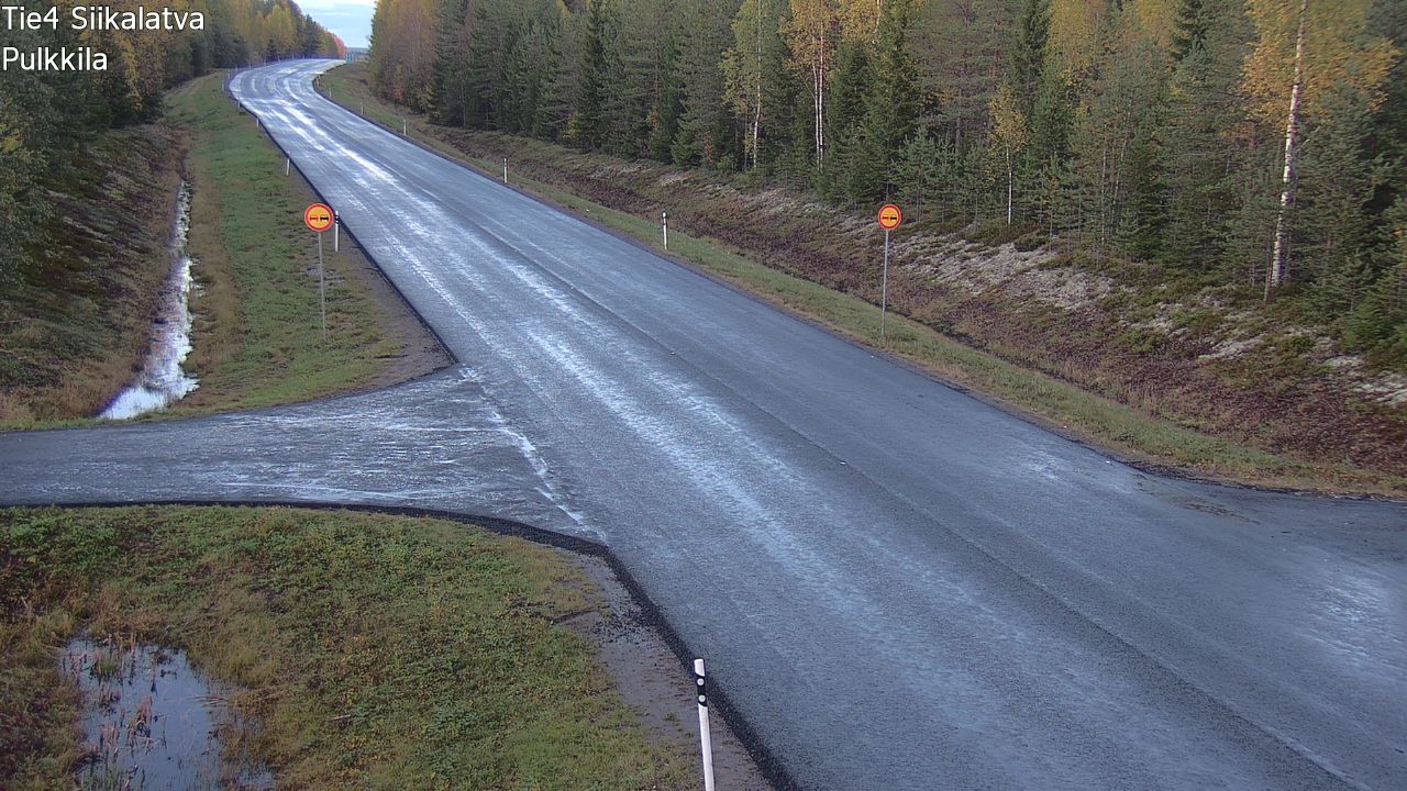 Weather Camera Image Road 4 Siikalatva, Pulkkila, Siikalatva, Pohjois-Pohjanmaa