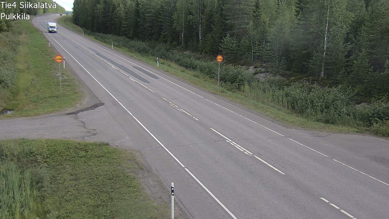 Weather Camera Image Road 4 Siikalatva, Pulkkila, Siikalatva, Pohjois-Pohjanmaa