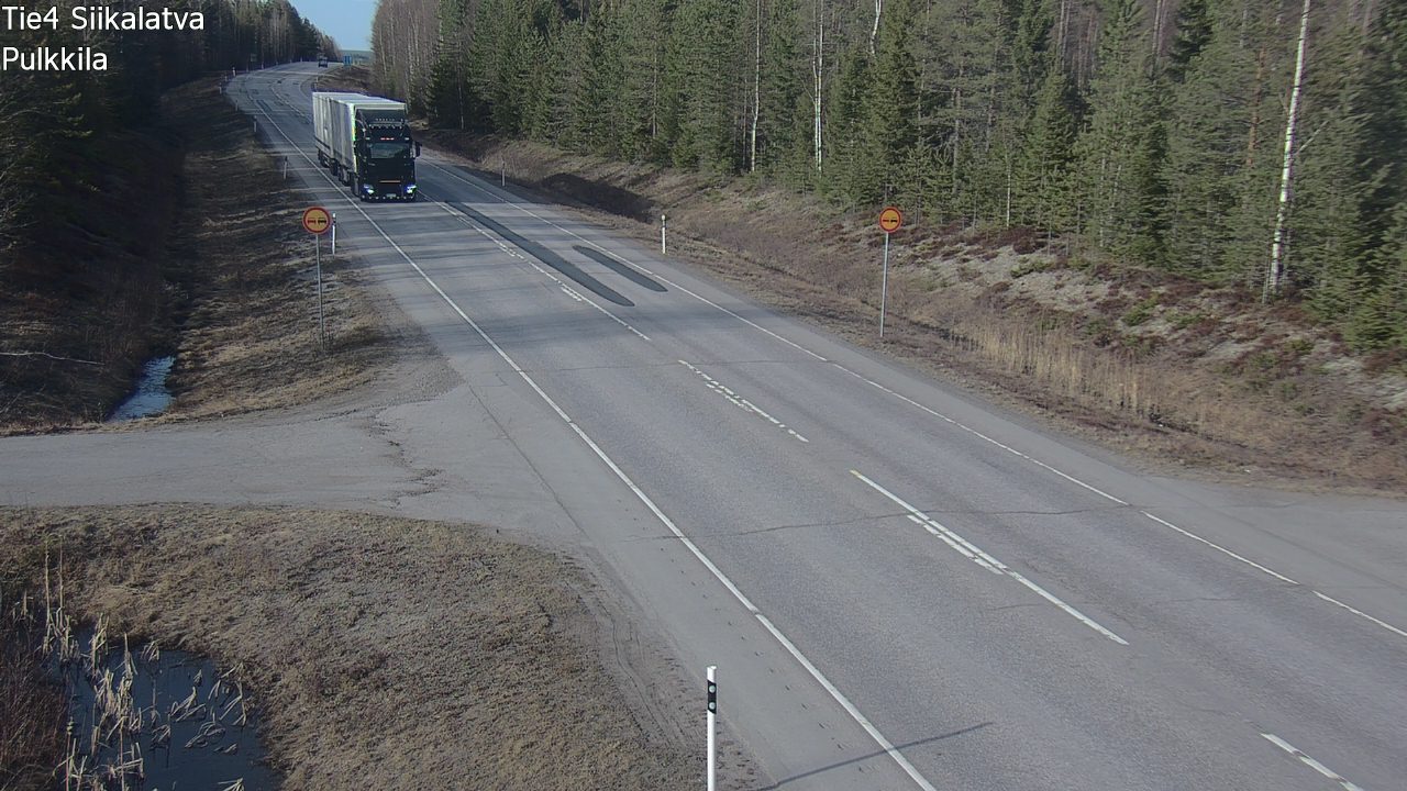 Kelikamerat Kuva Tie 4 Siikalatva, Pulkkila, Siikalatva, Pohjois-Pohjanmaa