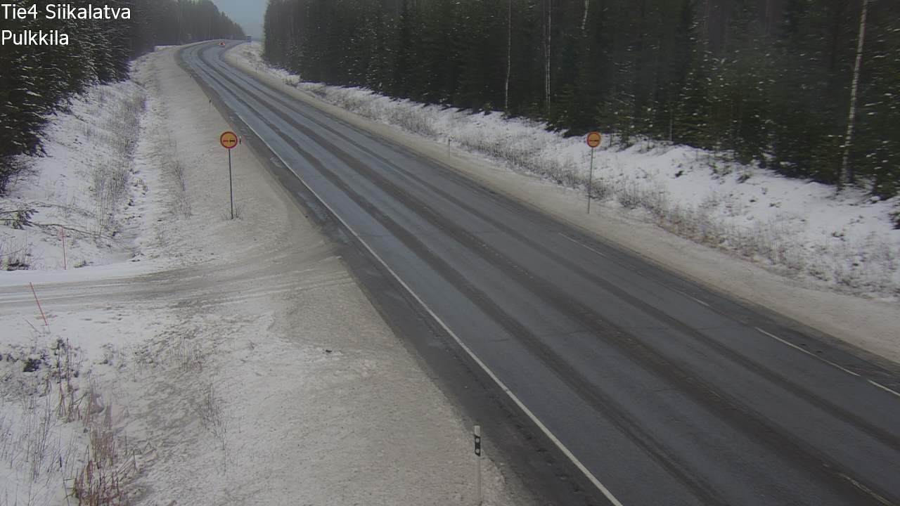 Weather Camera Image Road 4 Siikalatva, Pulkkila, Siikalatva, Pohjois-Pohjanmaa