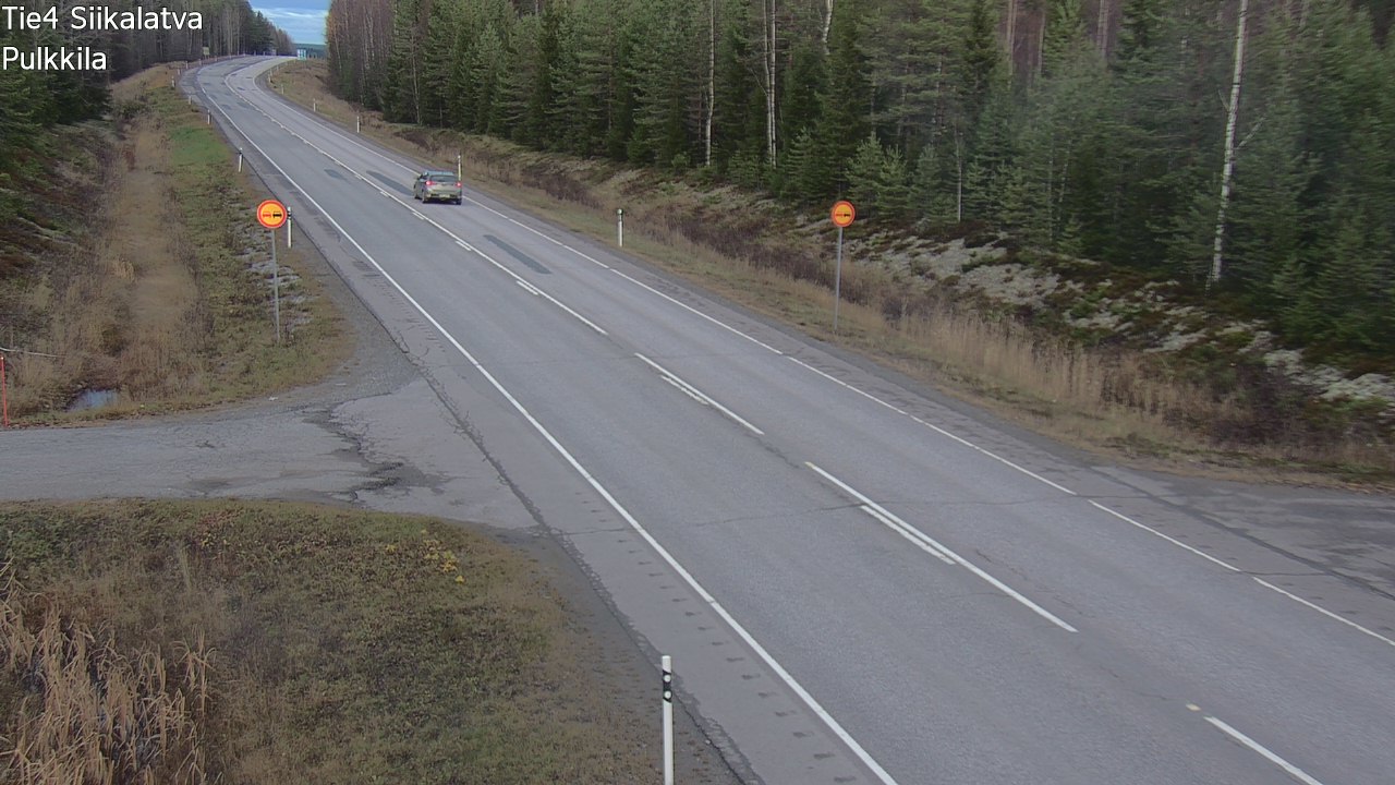Kelikamerat Kuva Tie 4 Siikalatva, Pulkkila, Siikalatva, Pohjois-Pohjanmaa