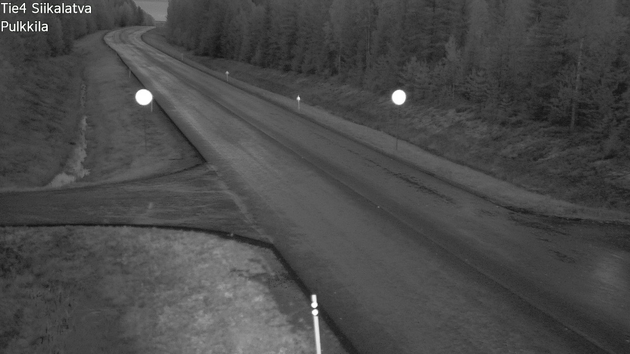 Weather Camera Image Road 4 Siikalatva, Pulkkila, Siikalatva, Pohjois-Pohjanmaa