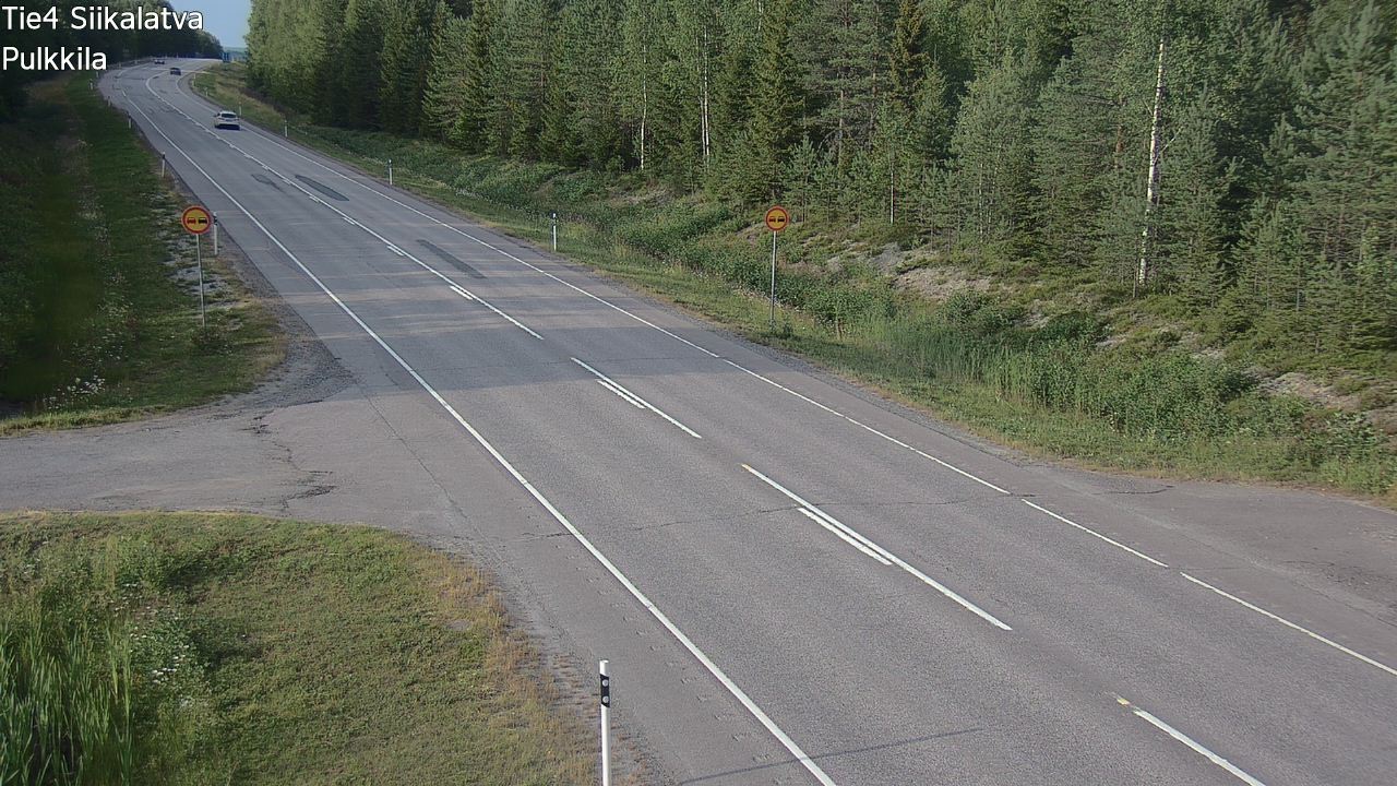 Weather Camera Image Väg 4 Siikalatva, Pulkkila, Siikalatva, Pohjois-Pohjanmaa