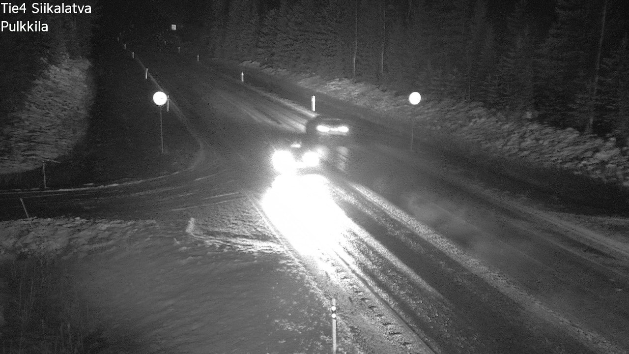 Weather Camera Image Väg 4 Siikalatva, Pulkkila, Siikalatva, Pohjois-Pohjanmaa