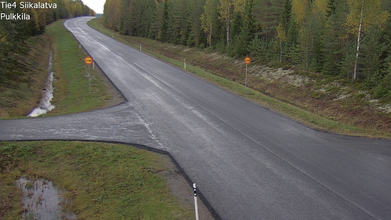 Weather Camera Image Road 4 Siikalatva, Pulkkila, Siikalatva, Pohjois-Pohjanmaa