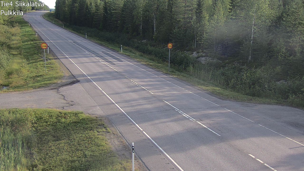 Weather Camera Image Väg 4 Siikalatva, Pulkkila, Siikalatva, Pohjois-Pohjanmaa