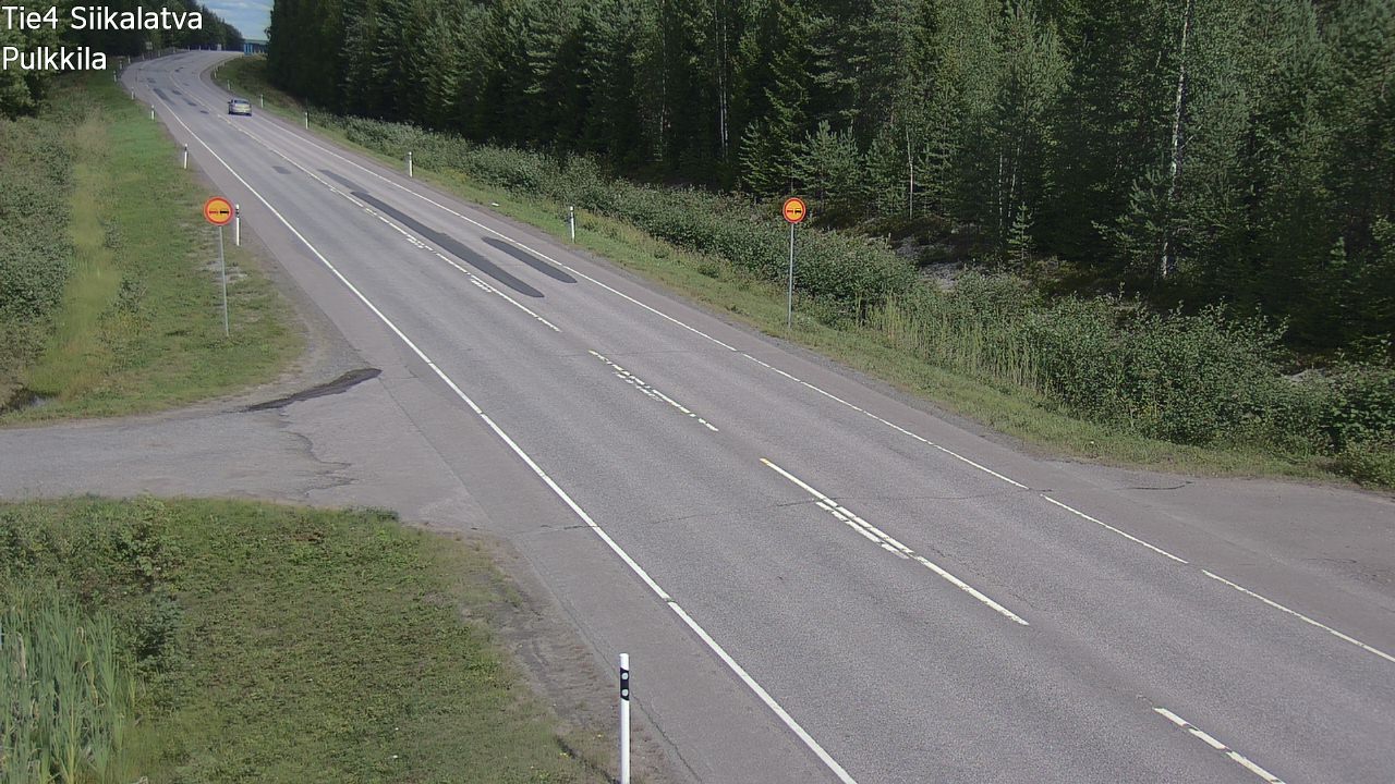 Weather Camera Image Road 4 Siikalatva, Pulkkila, Siikalatva, Pohjois-Pohjanmaa