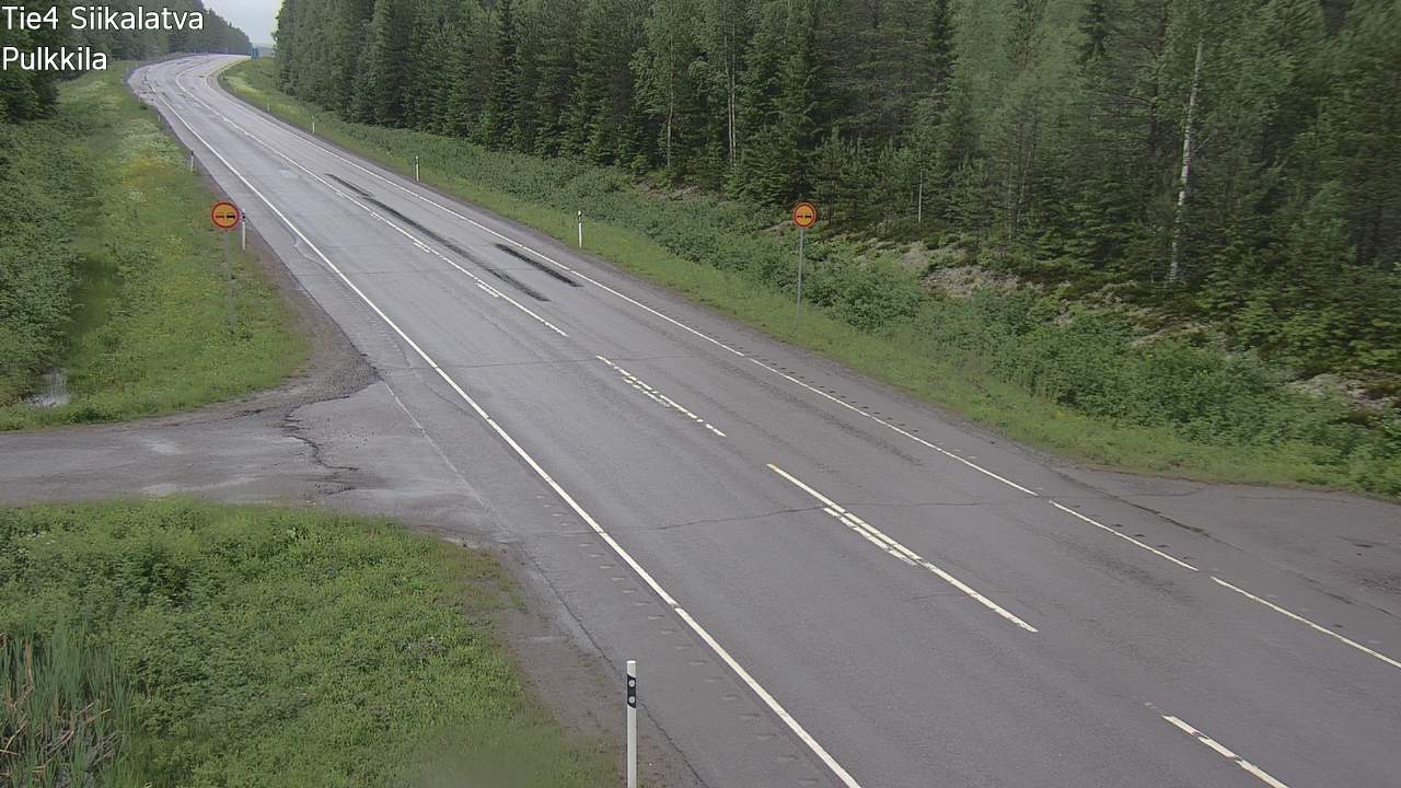 Weather Camera Image Väg 4 Siikalatva, Pulkkila, Siikalatva, Pohjois-Pohjanmaa