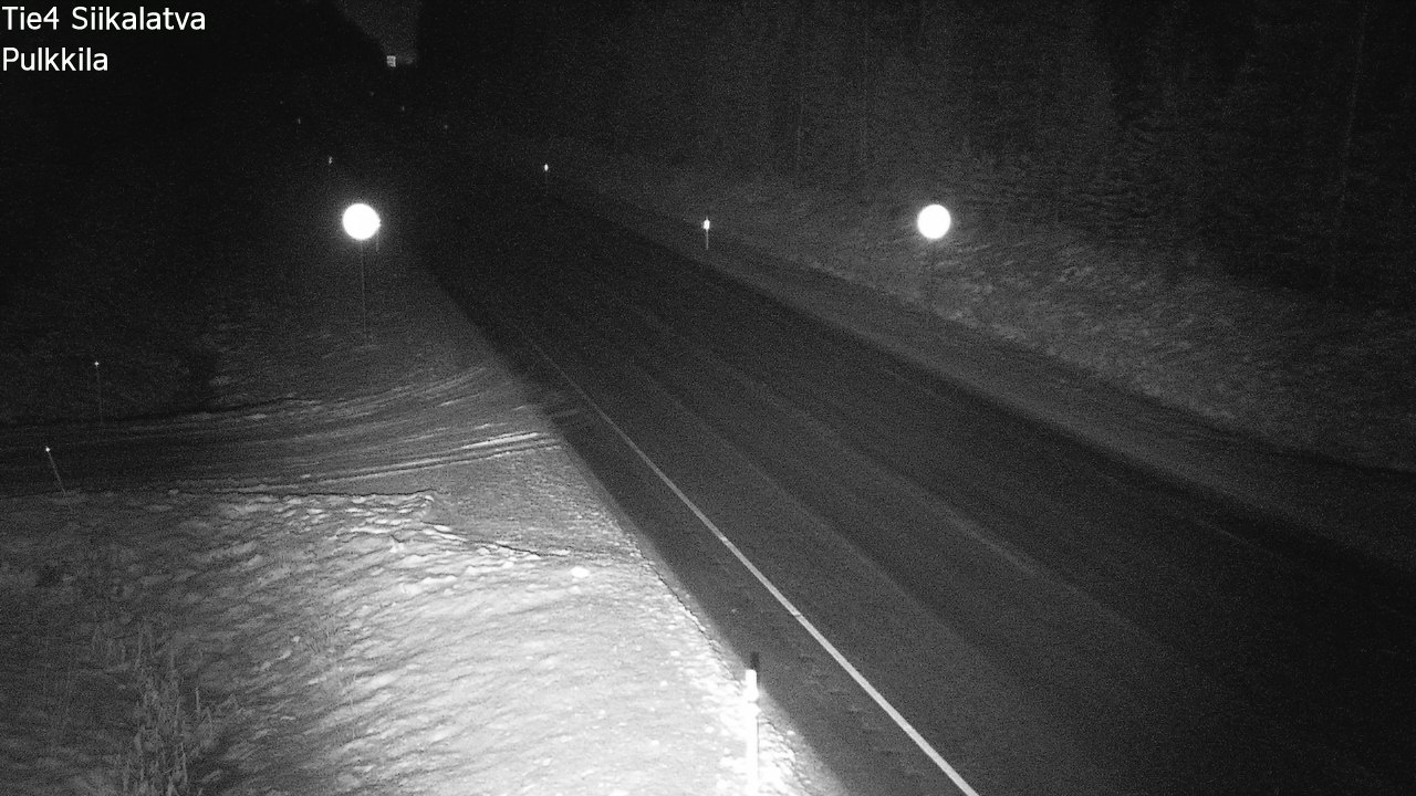 Weather Camera Image Väg 4 Siikalatva, Pulkkila, Siikalatva, Pohjois-Pohjanmaa