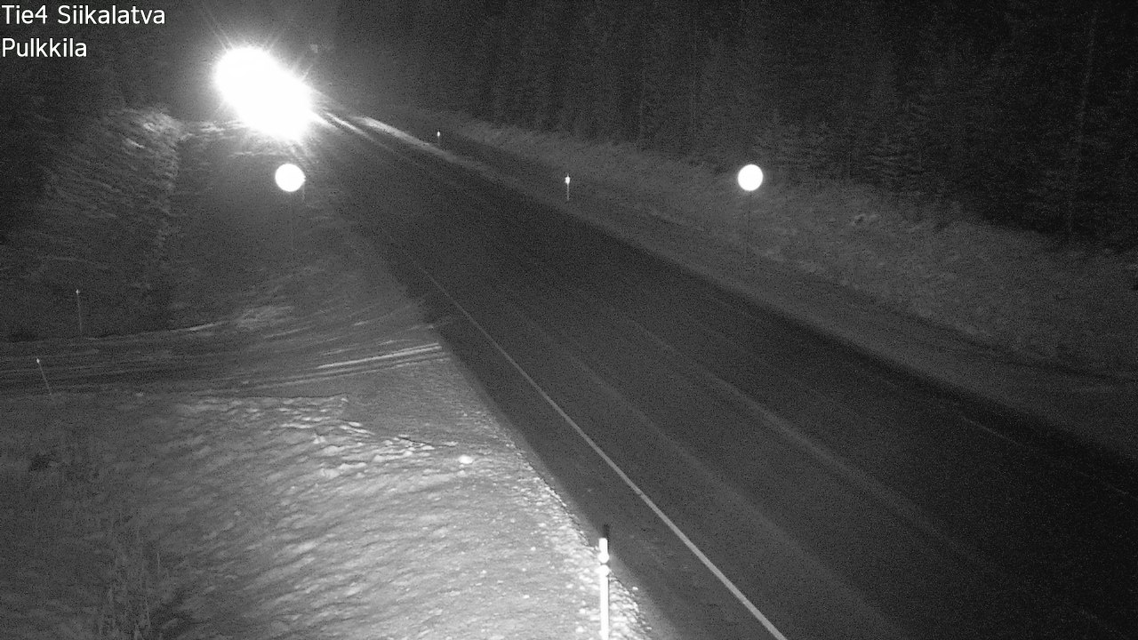 Weather Camera Image Väg 4 Siikalatva, Pulkkila, Siikalatva, Pohjois-Pohjanmaa