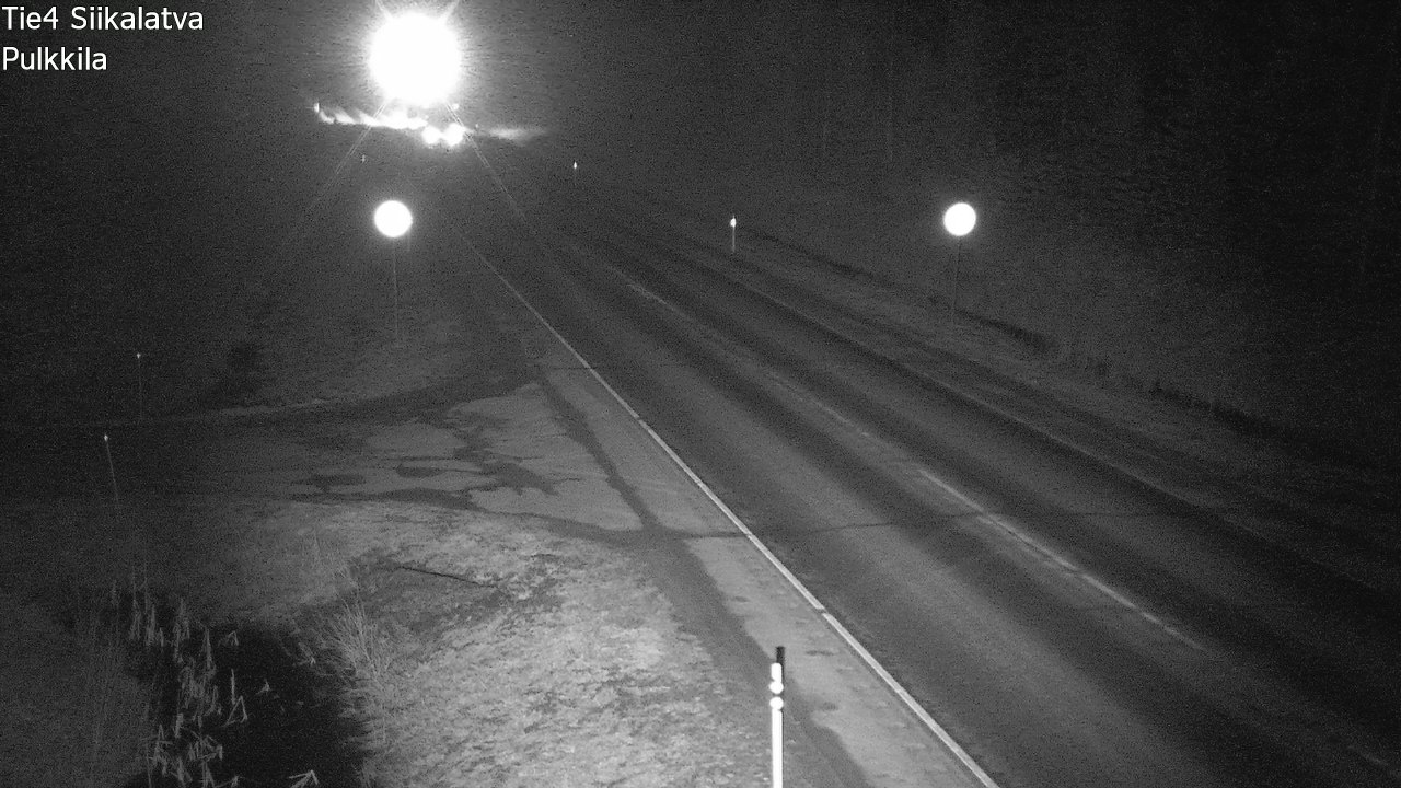 Weather Camera Image Road 4 Siikalatva, Pulkkila, Siikalatva, Pohjois-Pohjanmaa